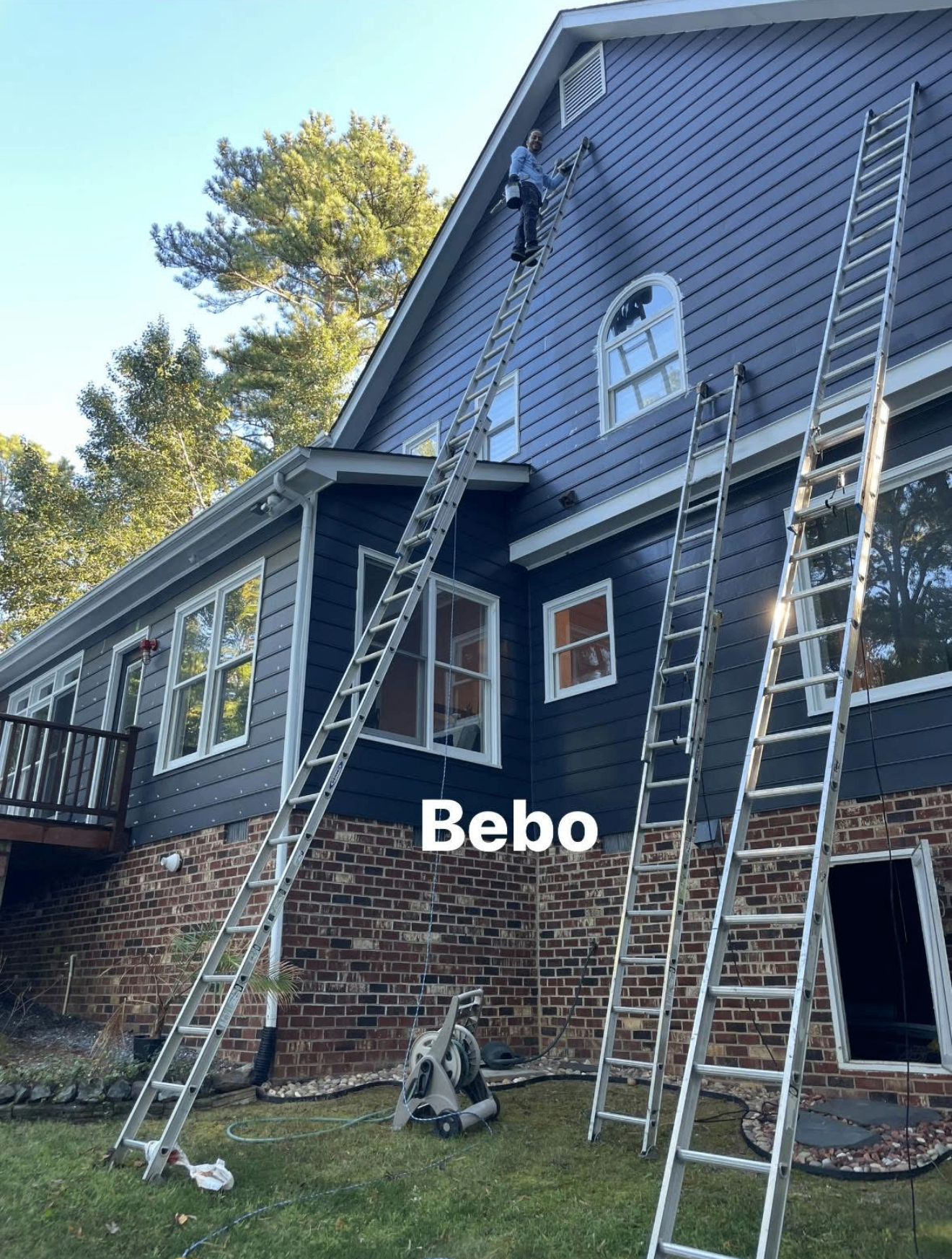 Navy Exterior Repaint